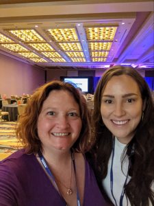 AmyJo and Amy at the Women in Construction conference
