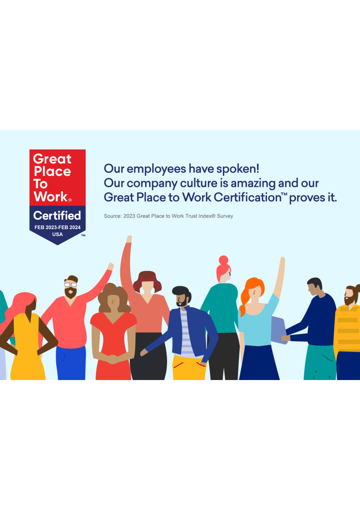 Great Places to Work Certification Amazing Culture Badge